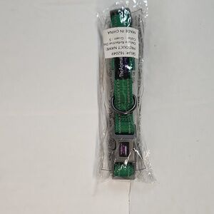 NWOT The Animal Rescue Site Deluxe Reflective Dog Collar sz S adjustable